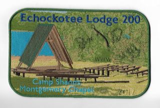 Oa Lodge 200 Echockotee 2012 Year Jacket Patch