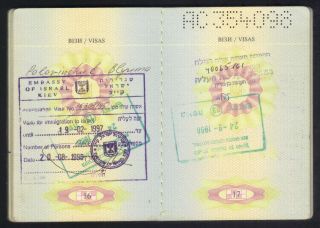 REPUBLIC of UKRAINE OLD TRAVEL DOCUMENT PASSPORT 1996 3