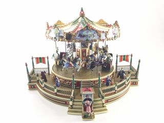1997 Vintage Mr.  Christmas Holiday Around The Carousel Please Read 1 Pc.