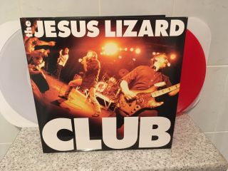 jesus lizard club vinyl lp record clear/red ltd 200 copies mail order version 3