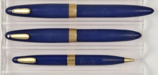 Sheaffer Lifetime Tuckaway C.  1948 Triple Set Fountain Pen,  Ballpoint,  Pencil