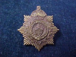 Orig Pre Ww2 Collar Badge The Sault Ste Marie Regiment " With Buckle "