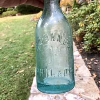 Blob Top Weiss Beer Bottle P Connor Philadelphia PA 1890s Pony Shape Early 2