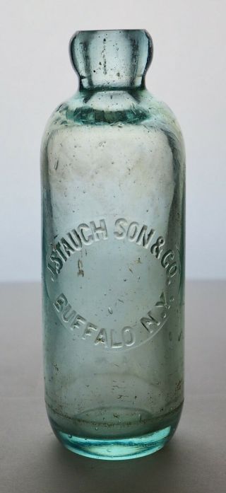 Old Hutch Hutchinson Soda Bottle – J.  Stauch Son & Co.  Buffalo Ny - Ny0227.  5