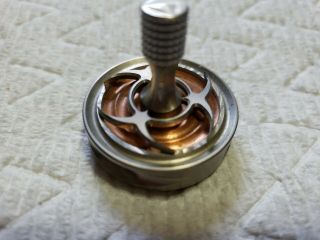 BilletSpin Infected Specimen Precision Spinning Top SS Cu Stainless Steel Copper 3