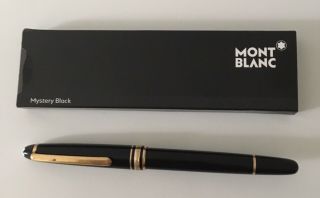 Montblanc Meisterstuck Classic 164 Black And Gold Ballpoint Pen W/ 2 Refills