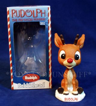 - Rudolph Bobblehead - Rudolph Red Nosed Reindeer Christmas Holiday 2002
