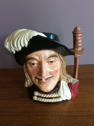 Royal Doulton " Aramis " One Of The 3 Musketeers,  1955 D6441 Large Size Toby Jug