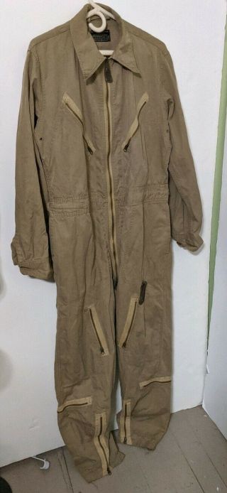 Wwii Us Army Air Forces Type K - 1 V Light Weight Cotton Flying Suit Named 38 - 40