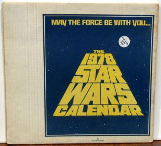 Star Wars 1978 Official Calendar Rare Vintage Mail Order Carrie Fisher