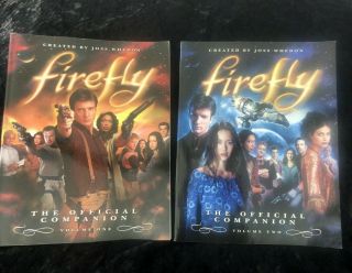 Firefly Official Companion Volumes One Two Paperback Bundle Joss Whedon Serenity