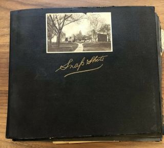 1915 Wwi Homefront - Missouri Mo - St Louis - Paper Photo Invite Scrapbook Album