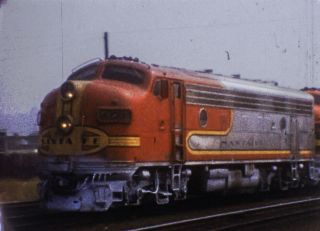 Vintage 1960s - 1970s 8mm Film Home Movie - Train Railroad - Sp Up Wp Sf Bart Etc