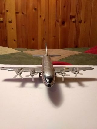 Yonezawa American Airlines N5450a Tin Battery Operated Airplane Made In Japan