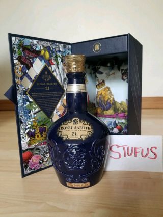 Chivas Regal Royal Salute 21 Years Empty With Display Box