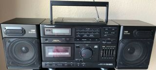Vintage Panasonic Rx - Ds620 Hi - Fi Stereo Cd Cassette Am/fm Radio