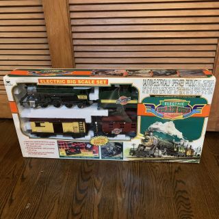 Vintage Bright Electric Railking Large " G " Scale Tain Set 375