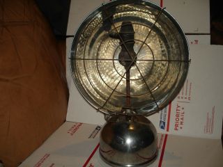 Vintage Tilley Heater 1059xa Made In England C.  L Shively Co Chrome Kerosene