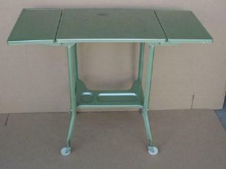 Vintage Typewriter Stand Drop Leaf Table Record Player Stand Industrial