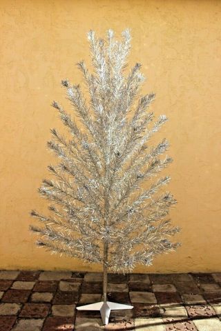 Awesome Vintage Aluminum Christmas Tree,  7 Foot,  85 Branches,  Ships