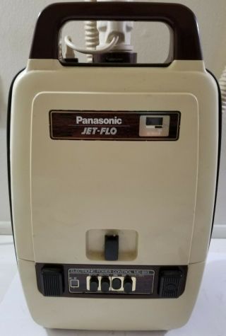 Vintage Panasonic Jet Flo MC - 883 Vacuum Cleaner MC - 615 Power Nozzle,  Hose,  Bags 2
