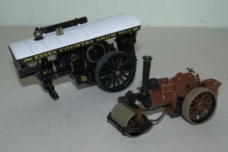 B Lledo Days Gone & Oxford 1:76 Scale Showmans Traction Engine & Roller Models