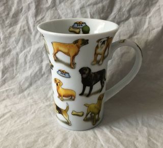 Mans Best Friend Dog Lover Coffee Mug Tea Cup Multi Breed Paul Cardew 2010