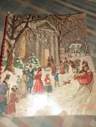 Vintage Nationally Famous Artists Christmas Cards Salesman Sample Book Booklet