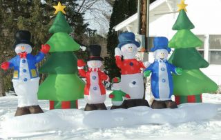 Gemmy 13 Ft.  Christmas Holiday Symphony Inflatable Airblown Snowman