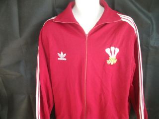 Vintage Adidas Wales 1970 ' s Rugby Union shirt/jacket 3