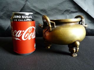 Chinese Bronze / Brass Censer - Incense Burner – China - Signed To The Base