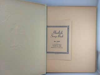 Vintage Scrap Book Photo Album HARLICH MFG.  CO.  CHICAGO USA 1940 ' s ERA 3