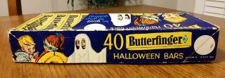 Vintage Curtiss Butterfinger 40 Count 2 Cent Halloween Candy Bar Empty Box 3