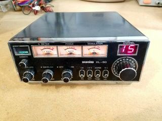 Vintage Kris Xl - 50 40 Channel Cb Radio Meters Made In Japan No Mic