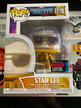 Funko Pop Stan Lee Marvel Nycc Shared Exclusive In Hand - Wal - Mart Exclusive