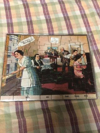 The Goldbergs Radio Show Vintage Advertising Jigsaw Puzzle - Pepsodent Co 1932