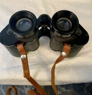 Vintage Carl Zeiss 8x30 Vintage Binoculars With Case Military Jena Deltrentis 2