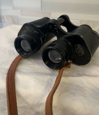 Vintage Carl Zeiss 8x30 Vintage Binoculars With Case Military Jena Deltrentis 3