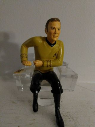 The Franklin Star Trek Captain James Kirk W/ Crystal Chair