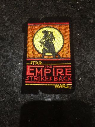 Vintage Empire Strikes Back Star Wars Fan Club Rare Embroidered Patch