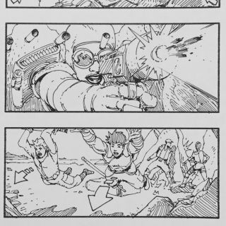 Dragonball Evolution Hand - Drawn Movie Storyboard Page 2009 Dan Fraga W 41