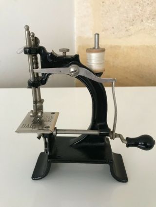 Magnificent Antique Toy Sewing Machine Baby 1890s