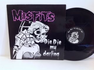 Misfits - Die My Darling 12 " - Plan 9 1986 Translucent Brown Vinyl - Punk Rock