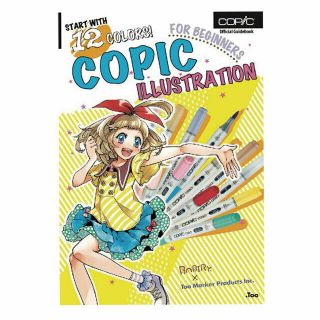 Copic Official Guide Book Illustration Book English F/s Japan All Color Print