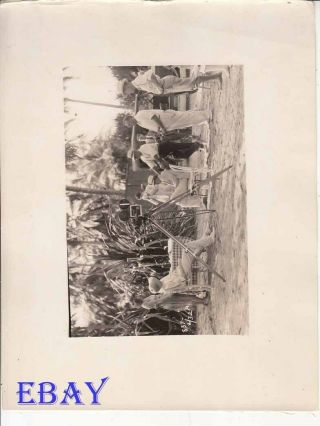 Aloma Of The South Seas Prouduction Shot W/ Gilda Gray Vintage Photo