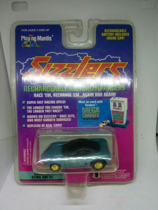 1996 Playing Mantis Sizzlers Corvette Sting Ray Iii Car - Mip