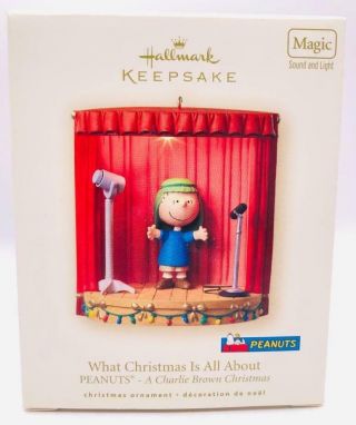 2007 What Christmas Is All About Hallmark Ornament Peanuts Charlie Brown 3