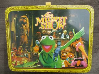 Vintage 1970s 1978 The Muppet Show Lunch Box Kermit The Frog & Miss Piggy