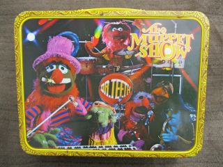VINTAGE 1970s 1978 THE MUPPET SHOW LUNCH BOX KERMIT the FROG & MISS PIGGY 2