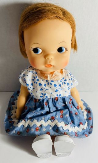 Vintage Ideal Honeyball Doll 10 Inch Rare 1966 - 67 With Cinderella 01 Shoes